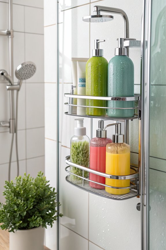 shower caddy for organization