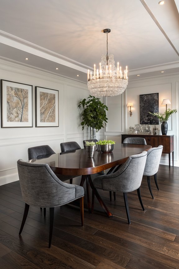 sophisticated ambiance with contrast