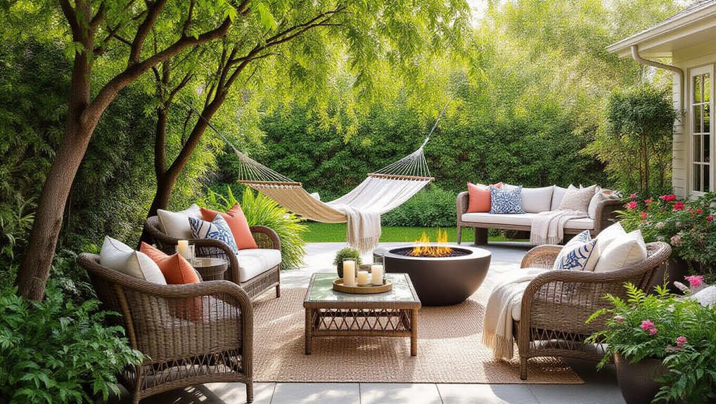 stylish backyard seating inspiration