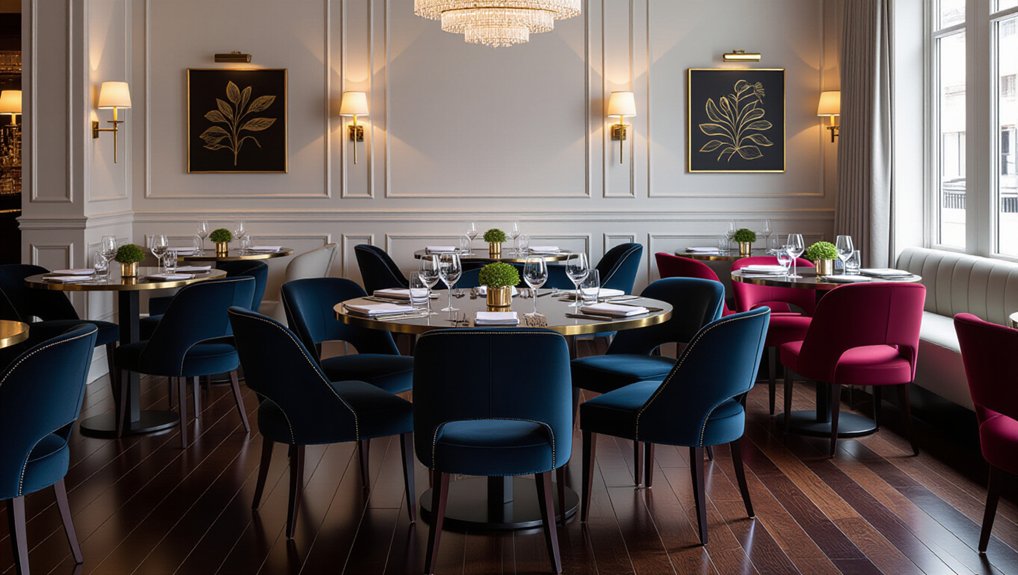 stylish dark dining spaces