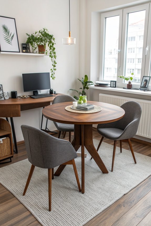 versatile dining and workspace