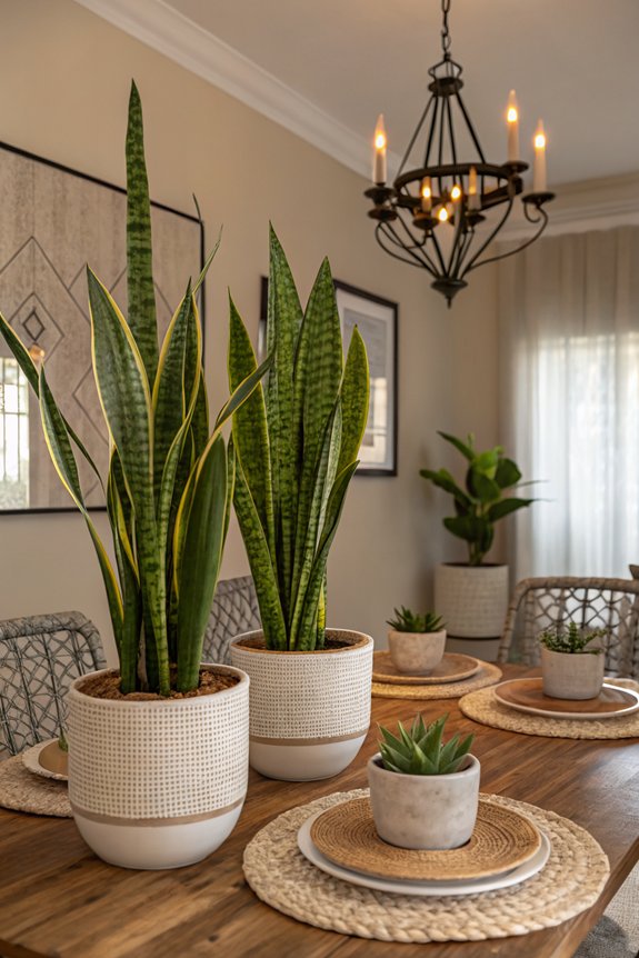 versatile snake plants decor