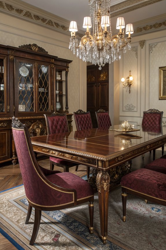 vintage charm in dining