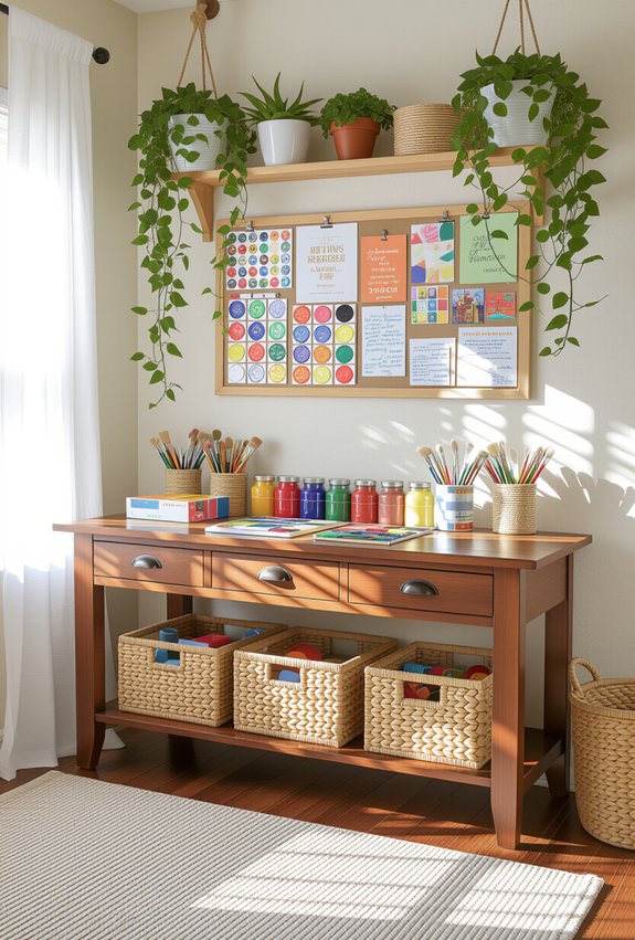 creative diy craft station