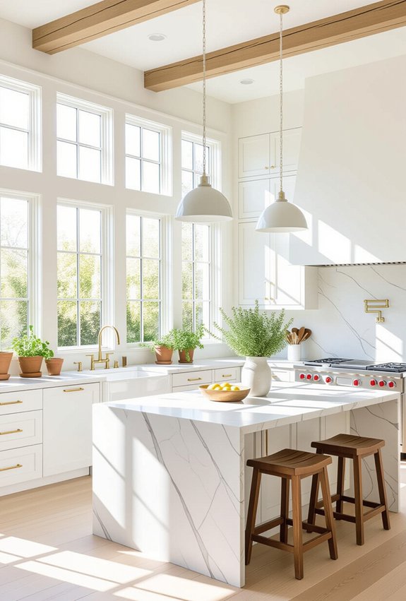 maximize kitchen natural light