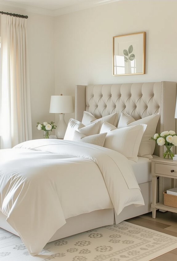 quality bedding enhances comfort