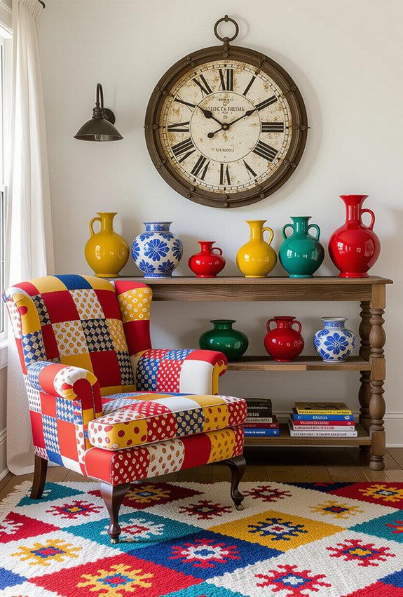 quirky accessories enhance decor