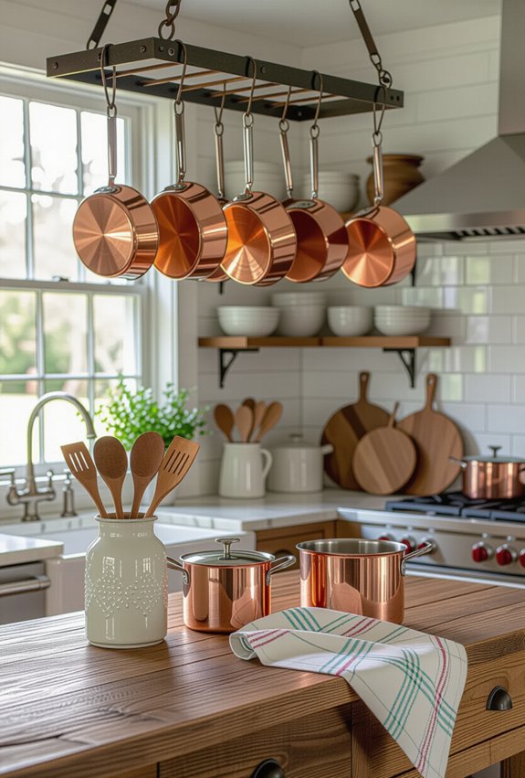 stylish cookware display ideas