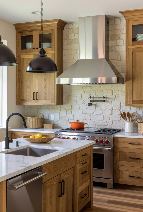 stylish material combinations enhance aesthetics