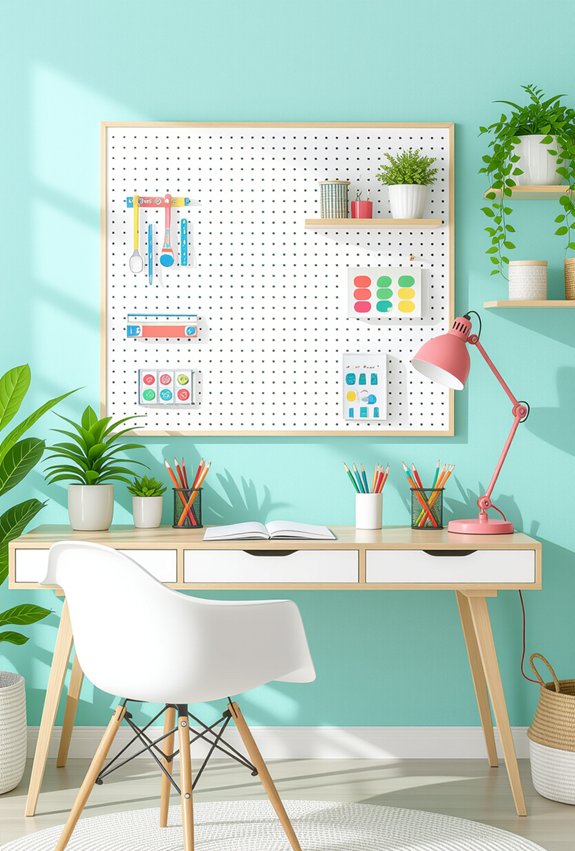 versatile pegboard organization ideas